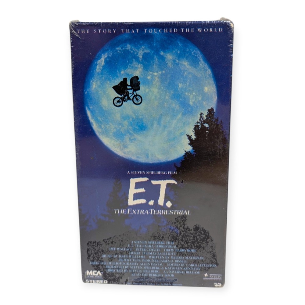 ET The Extra Terrestrial VHS 1988 MCA Home Video Factory Sealed Steven Spielberg